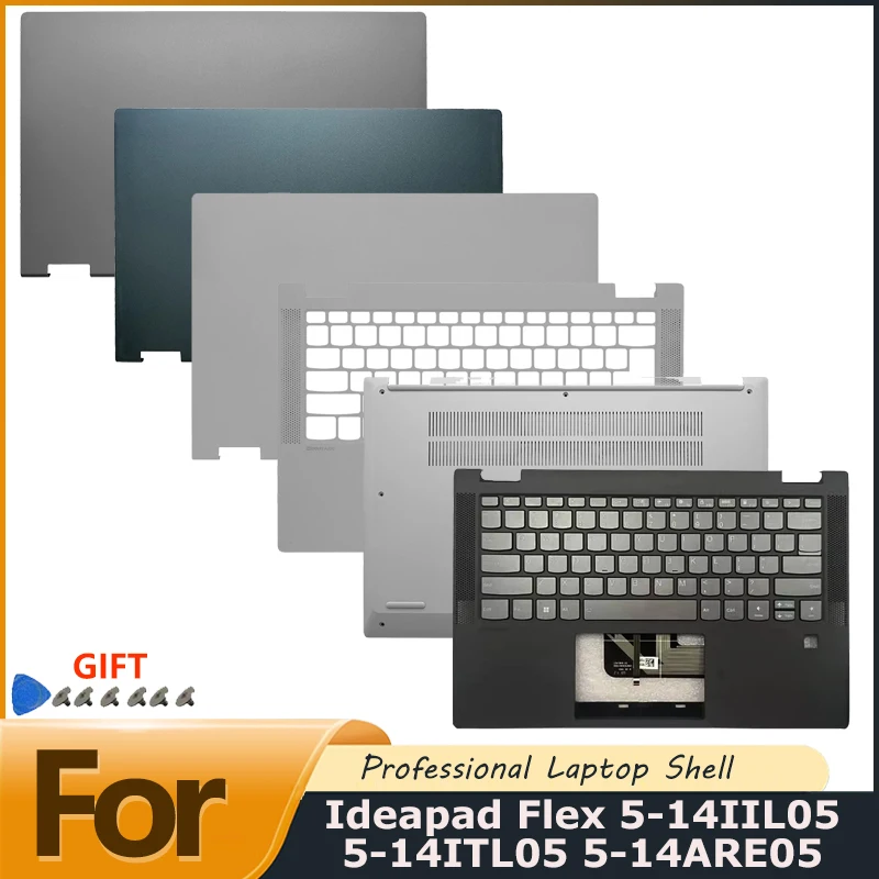 Replacement part for the Screen Back Cover C keyboard Palmrest Bottom New Laptop For Ideapad Flex 5-14IIL05 5-14ITL05 5-14ARE05