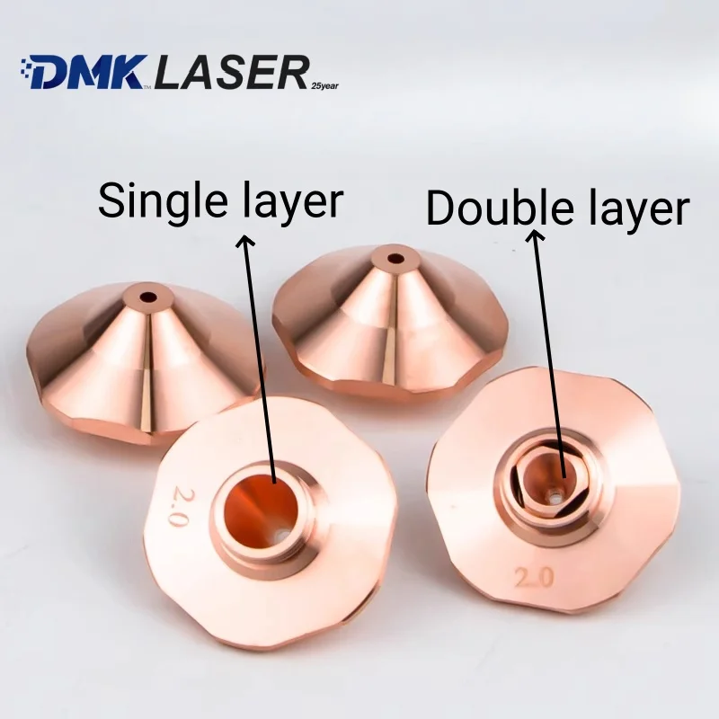 HSG Hongshan D28 M11 H15 hexagonal bevelled nozzle Hexagon high speed DC laser cutting machine cutting nozzle lace