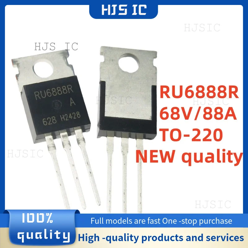 5PCS~10PCS NEW 100% quality RU6888R RU6888 N-Channel Power MOSFET 68V/88A 6mOhms TO-220 transistors electrónica  electronics IC