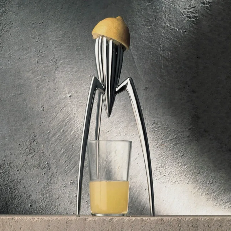 Octopus Shape Metal Manual Juicer Electroplated Surface Lemon Squeezer Portable Kitchen Desktop Decorative Fruit Juice Extractor
