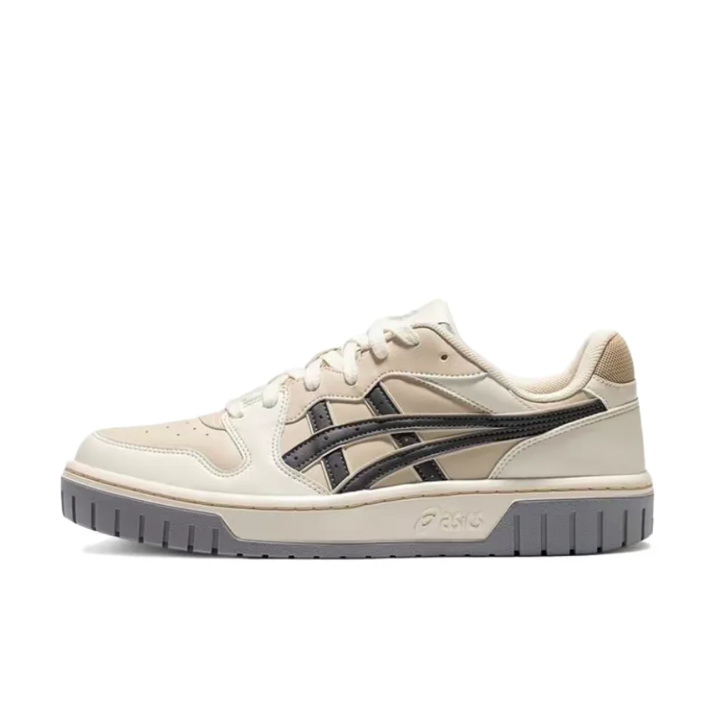 ASICS Court MZ 2.0 Unisex Low-Top Sneakers – Comfortable, Versatile, Durable & Breathable, Beige/Brown/White 1203A405-200