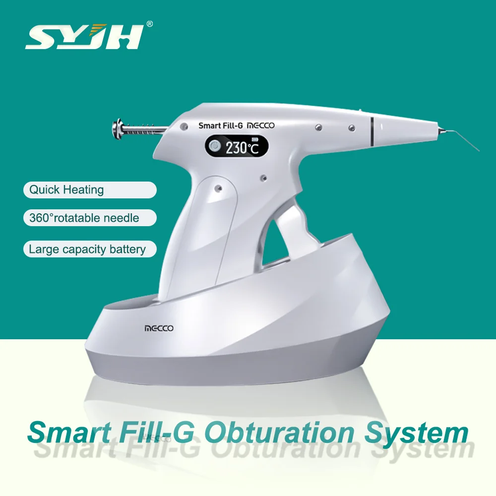

Dental Smart FilI-G Endo Obturation System 360°rotatable Needle Gutta Percha Fill Gun Root Canals Precisely Dentistry Equipment