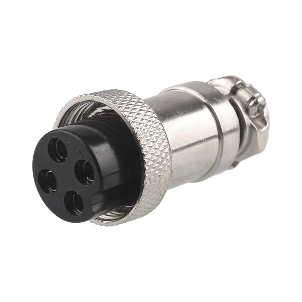 Electrical Connector Kit for CB Radio Microphones Featuring 4-Pin Male and Female Compatible with For Cobra Radio Models