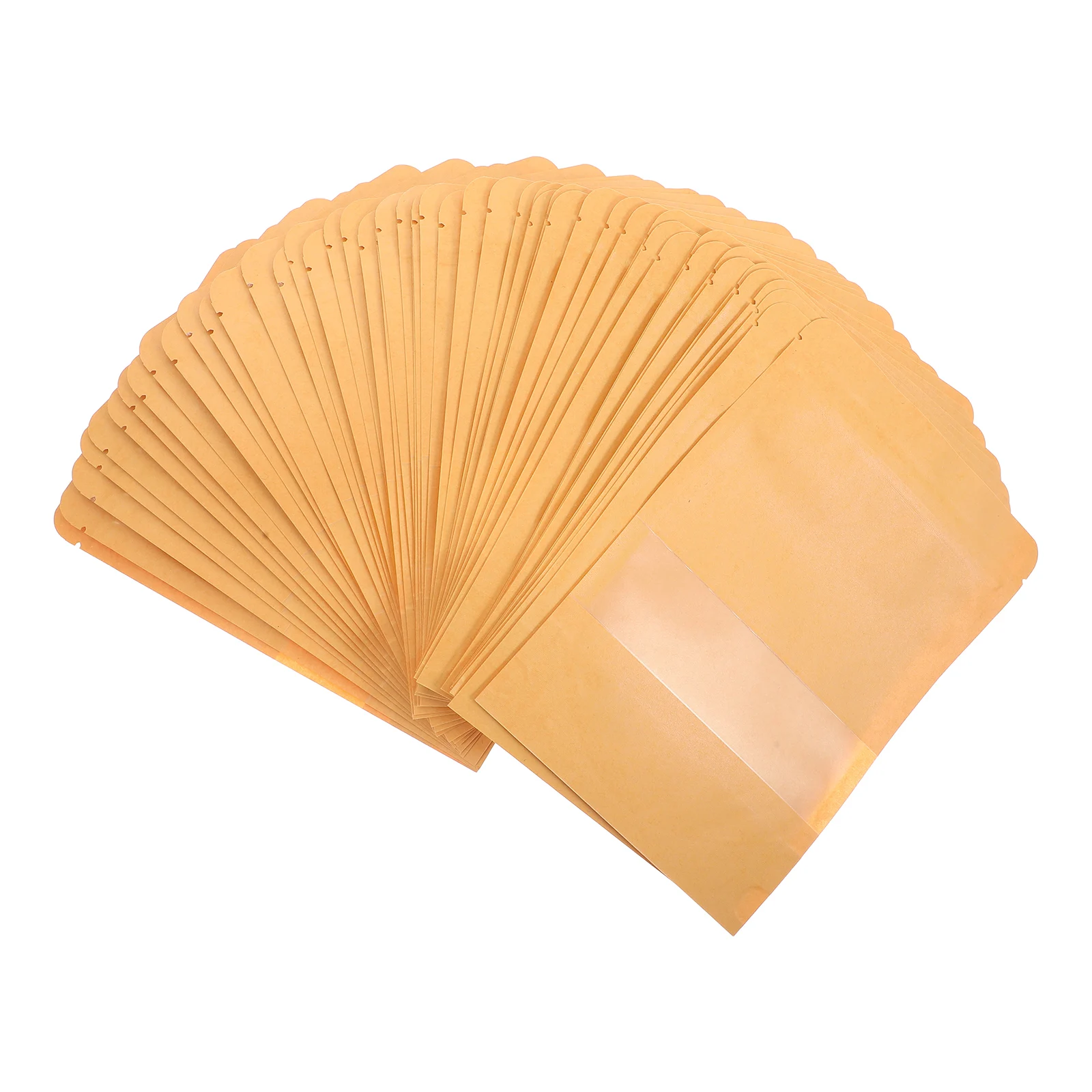 

50 Pcs Food Packaging Bag Bags Bakery Plastic Candy Self Sealing Coffee Package