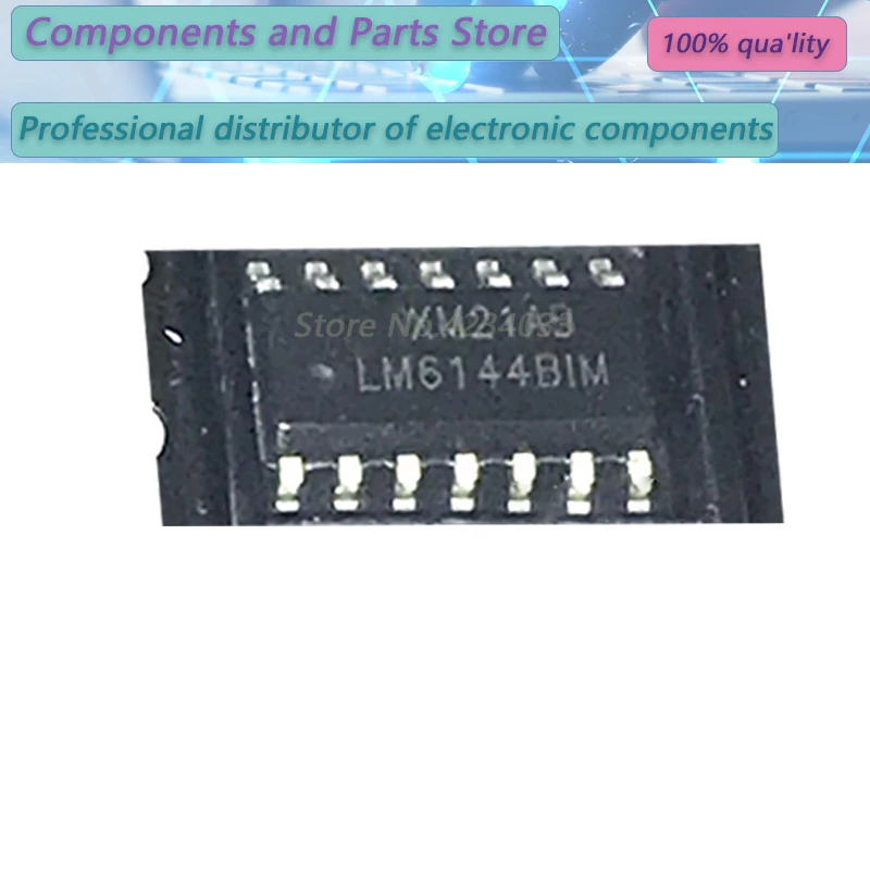 10PCS   LM6144BIM   LM6144BI   LM6144   SOP14  NEW100%   LM6144BIM