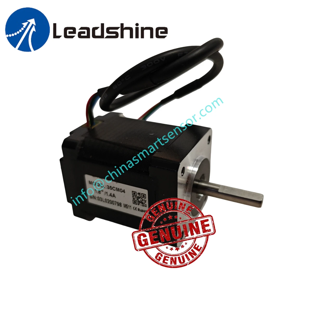 

100% Genuine Leadshine NEMA 14 Step Motor 35CM04 1.4 A Current 0.4 N.m Torque 47 mm Motor Body Length 1.8 Degree Stepper Motor