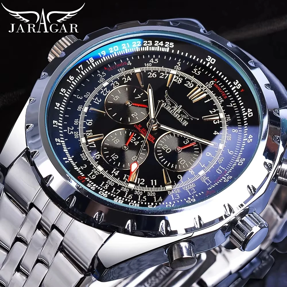 Street Fashion Week - Multifunctioneel mechanisch herenhorloge voor streetwear &