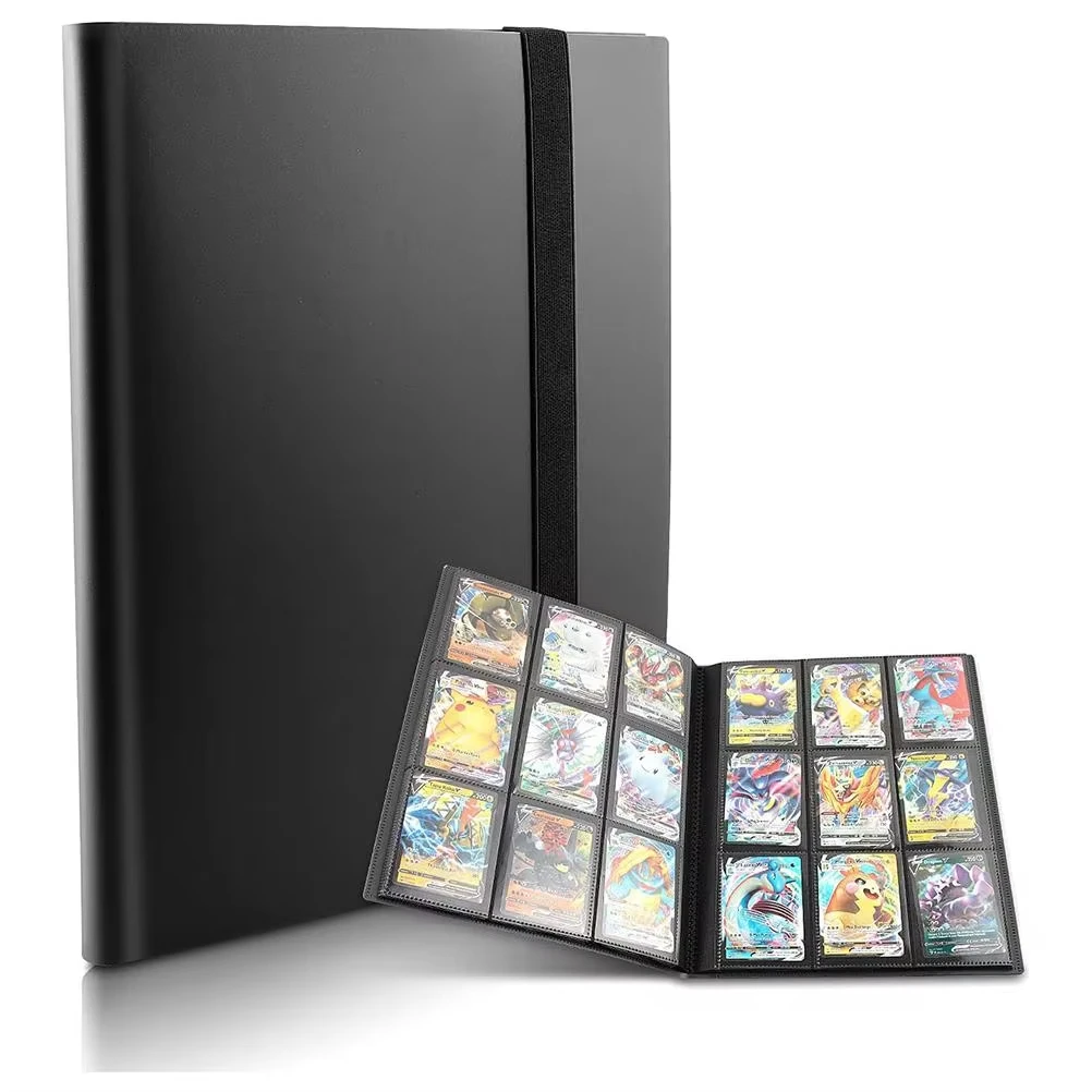 Collectible Card Binder Album 160/360/480 Card Holder 4/9/12 Grids Card Binder Album Large-capacity Card Binder Notebook