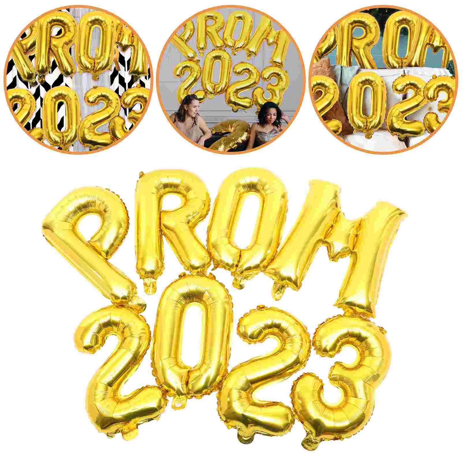 

Happy Birthday Balloon Prom 2023 Sign Party Balloons Layout Props Graduation Decorations