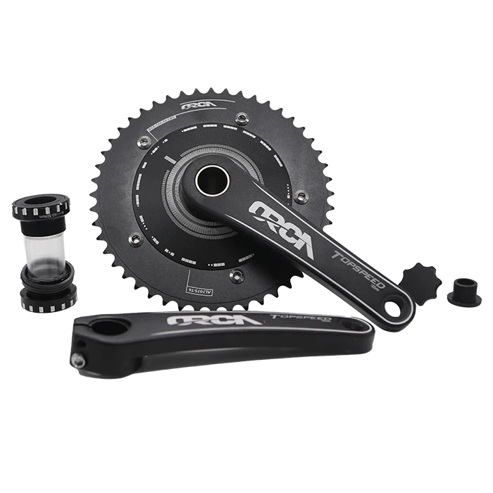 Components Integrated Track Bicycle Crankset Bcd 144 48T CNC OEM Fixed Gear Bicycle Parts Fixie Bicycle Chainwheel