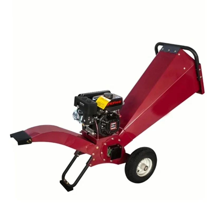 

Wood Chipper Machine,Gasoline Engine Branch Shredder, Manual Wood Chipper Shredder,Tree Branch Shredder Chipper