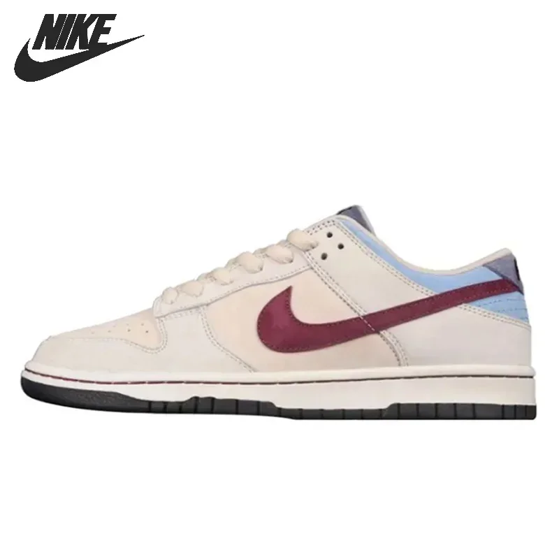 Nike-Dunk Low Skateboard Chaussures pour femmes et femmes, Baskets Unisexes Classiques, Gris, Rouge, Wiltshire u