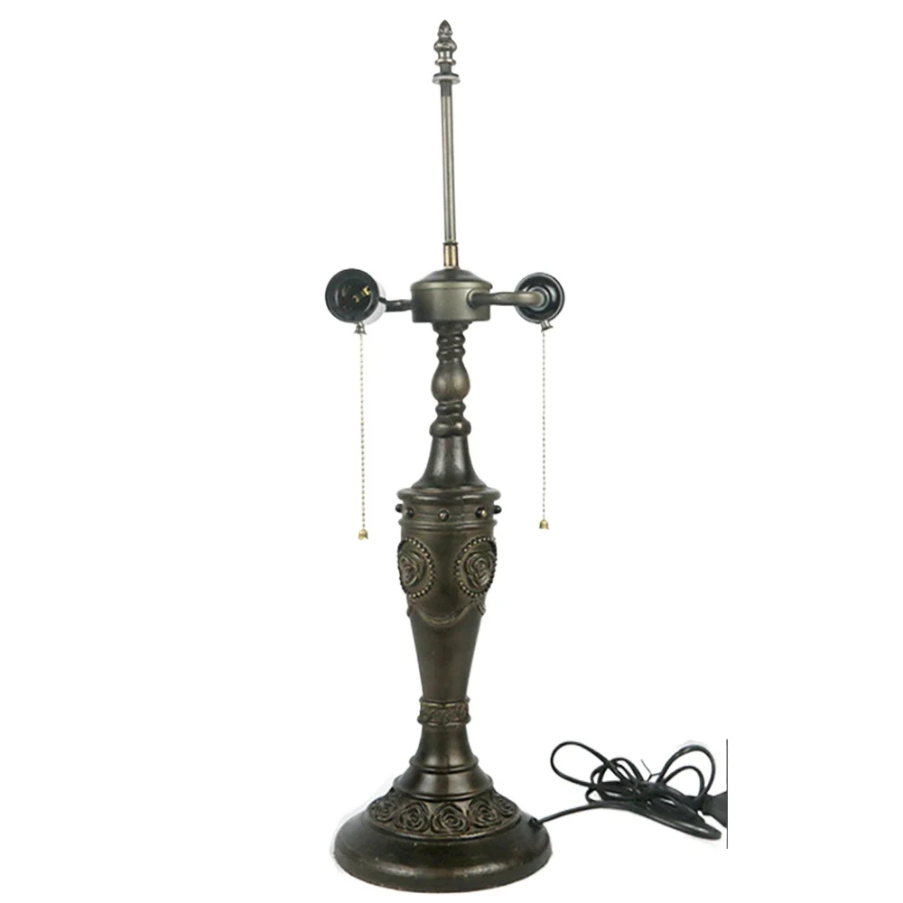 Base especial para iluminação Tiffany, adequada para base de lâmpada de mesa de 12/16 polegadas, material de resina