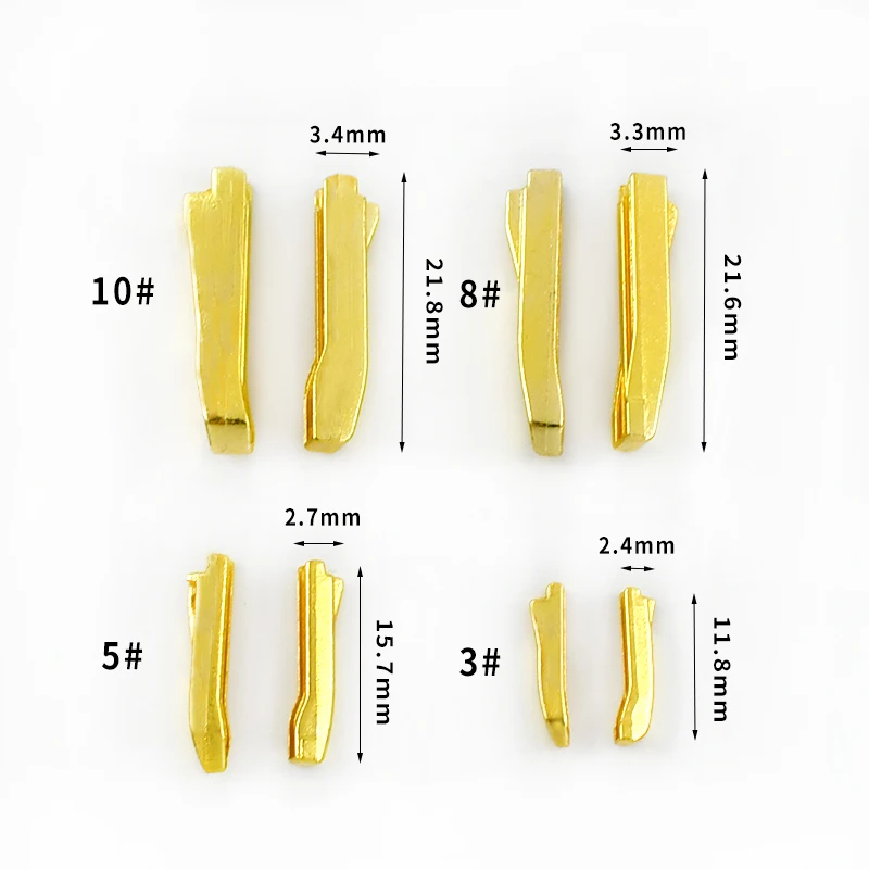 10/30Sets Deepeel 3#5#8#10# Metal Non-slip End Lock Zippers Zip Repair Kit Coat Clothes Zipper Stopper Sewing Craft Accessory