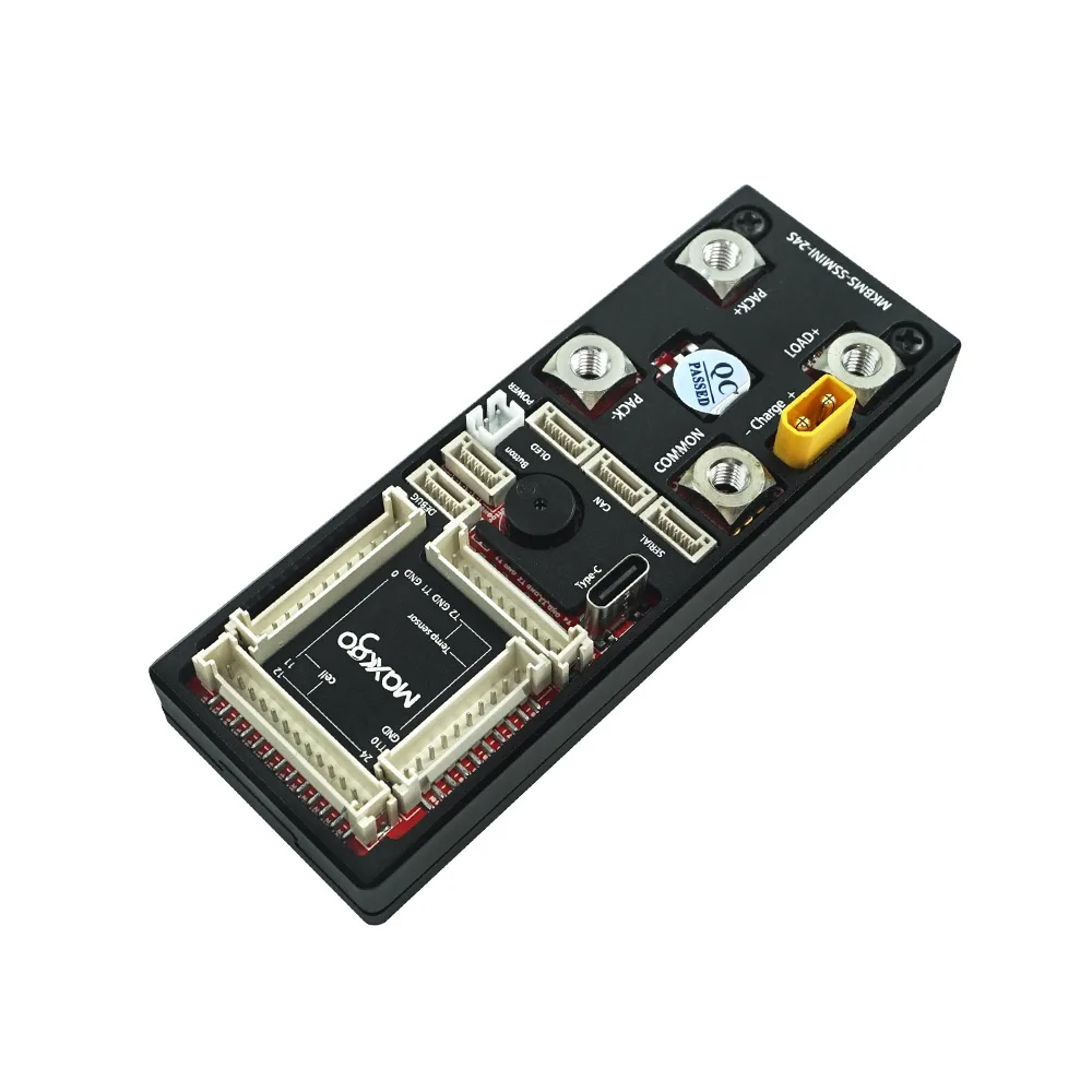 MAXKGO 18- 24S 70A Smart BMS Board With Shell Passive Balance Electric Scooter Bicycle  Lithium Li-Ion  Battery Protection Plate