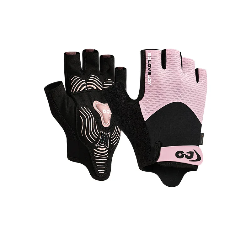 Summer Cycling Gloves, anti Slip and Shock-Absorbing, Outdoor Sports, Fitness, Breathable, Mountain Road Bike, Half Finger Glove