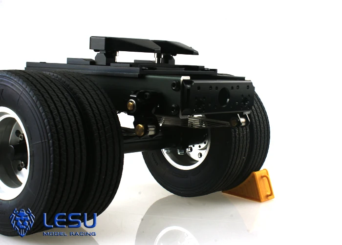 LESU 1/14 LKW Muldenkipper Installations-Transfer-Traktor-Anhänger-Modell – Detail 4