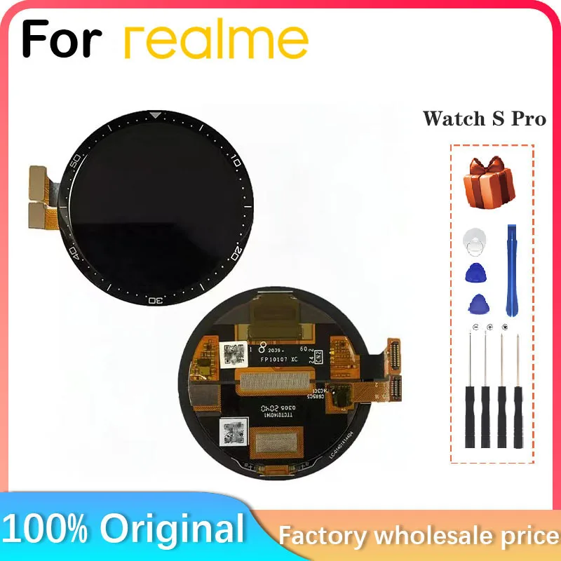 For Realme Watch S Pro Display LCD + Touch Screen LCD For realme Watch S Pro Display LCD Display AMOLED