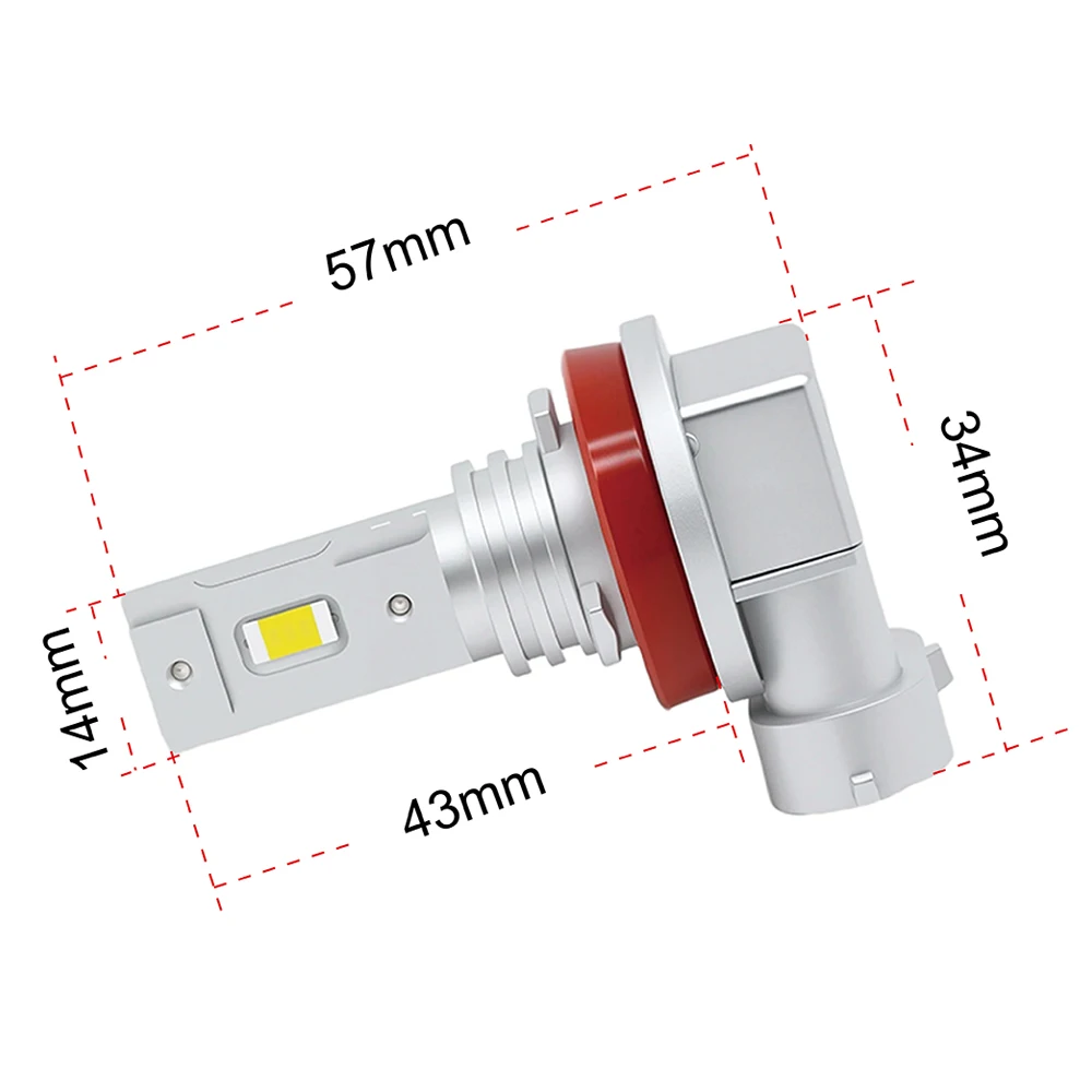 ホンダ CR-Z CR-V MK4 ジャズ MK3 アコード VII HR-V シビック MK8 FN2 R用 H11 H8 H9 H16(JP) オートヘッドライトバルブ 車用LEDフォグランプ CSP 3570