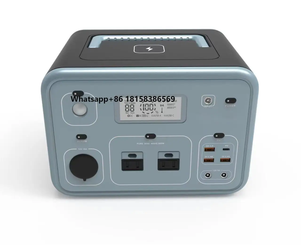 

Elecnova 500W 600W Mini Silent Solar Electric Supply Ac Dc Powered Bank Station Portable Generators Home
