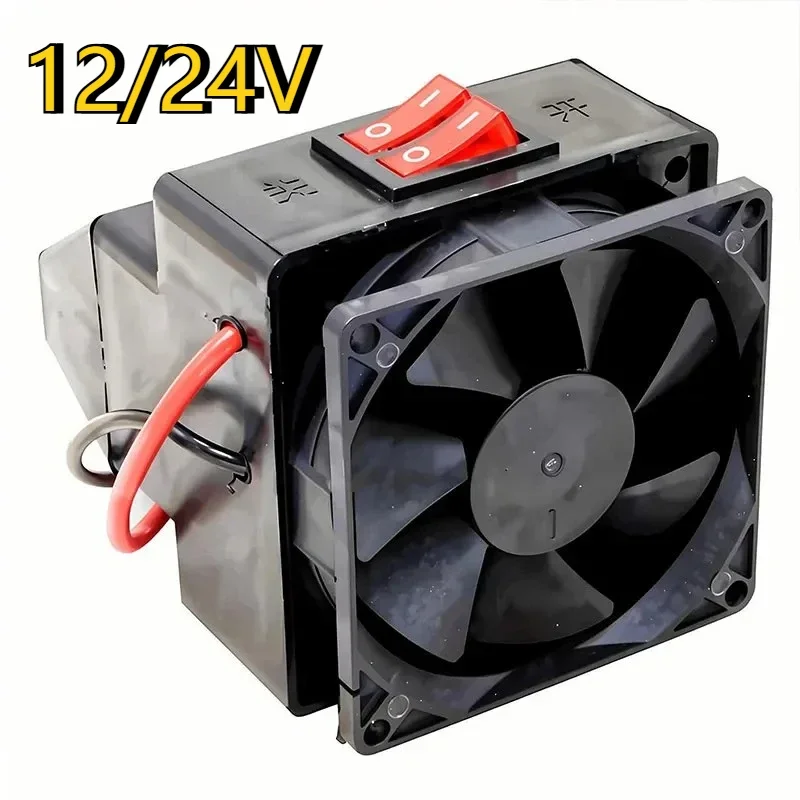 Car Heater Defroster 12V 24V Portable Windshield Defogger Demister Fan for Vehicle Truck Van Bus Winter Use