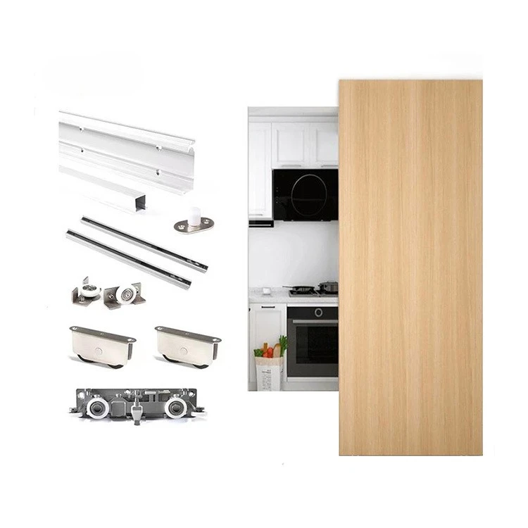 

Special Hardware Accessories for Ghost Door Invisible Track Two-way Buffer Sliding Sliding Sliding Door Hanging Wheel