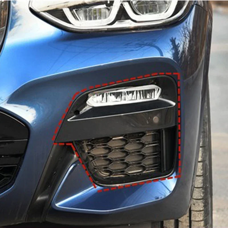 

Front Fog Light Cover Grille Trim For BMW X3 G01 X4 G02 2018-2021
