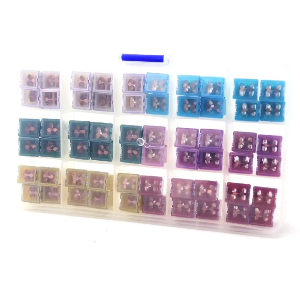 Automotive Fuse Box Kit JCASE Square Insert Fuse Assortment Car Micro Fuse Holder for Trucks Cars Suvs