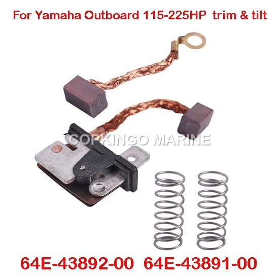 

Boat POWER TRIM TILT Brush Set For Yamaha Outboard Engine Motor 115HP-200HP 64E-43892-00