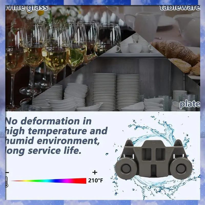 

Комплект из 4 колесиков Gen Basic W10195416 для нижней корзины посудомоечных машин Kitchenaid, Whirlpool, Maytag, Kenmore – Запасные части для посудомоечных машин