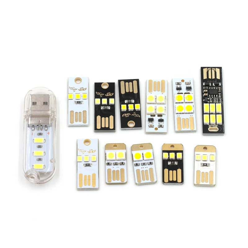 Usb Lamp Computer Toetsenbord Lamp Mini Camping Lamp Met Shell Schakelaar Touch Led Lamp Creatieve Bureaulamp Stekker In Power Bank