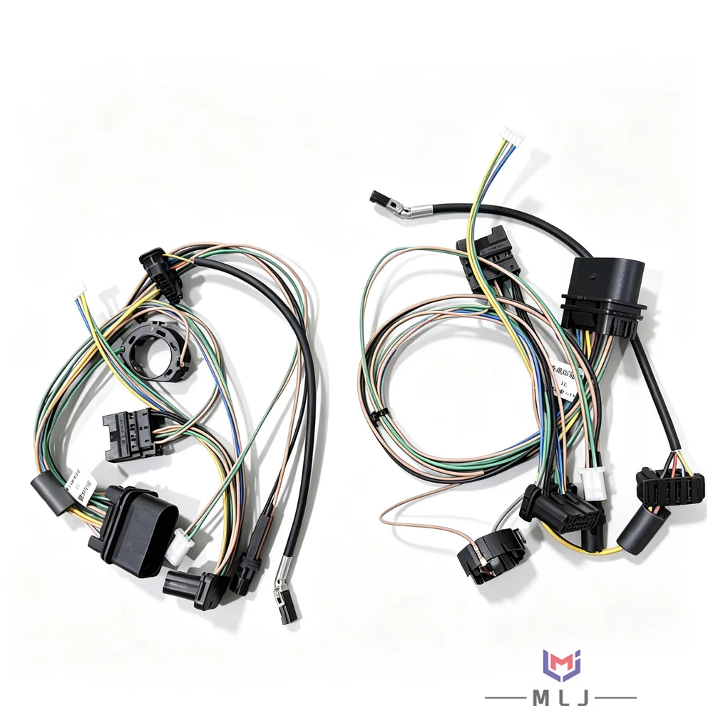 With AFS Xenon Headlight Internal Wire Harness Plug Wiring Harness Assembly For Audi A6 C6 2005‑2008 Car Headlight Accessories