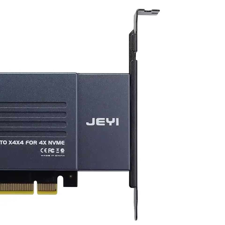 

Карта расширения JEYI iHyper-Pro PCI-E M.2 X16 на 4X для NVME PCIE 3.0, поддержка дисков NVME x4, для корпусов 2U