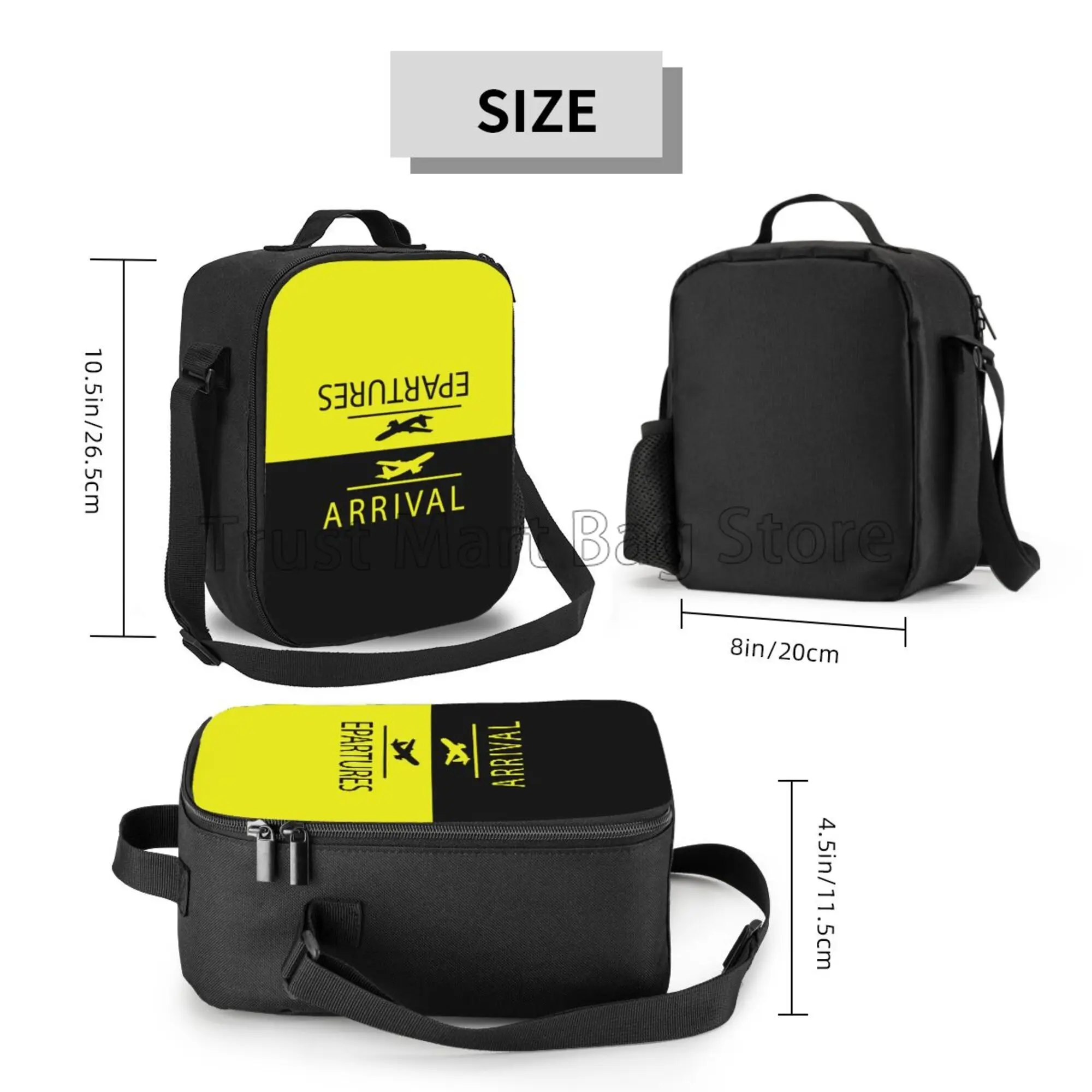 Pilot Thermal Insulated Lunch Bag Flying Aeroplane Aviation Gift Portable Lunch Container School Children Food Storage Bento Box