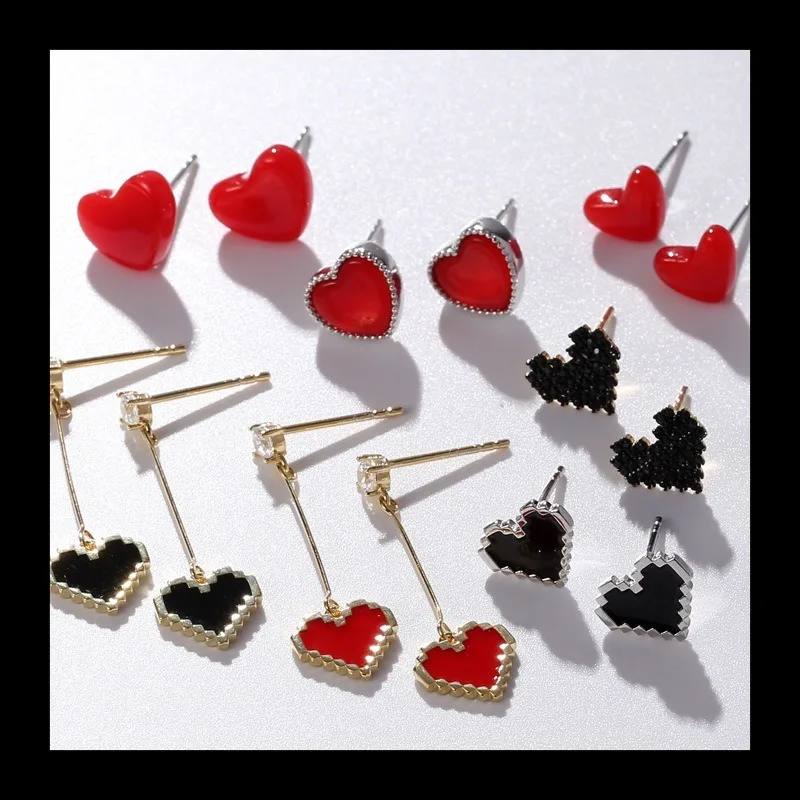 اليابان وكوريا الجنوبية S925 فضة لون القلب النساء، عيد الحب Qixi مهرجان هدية مزاجه العلاج