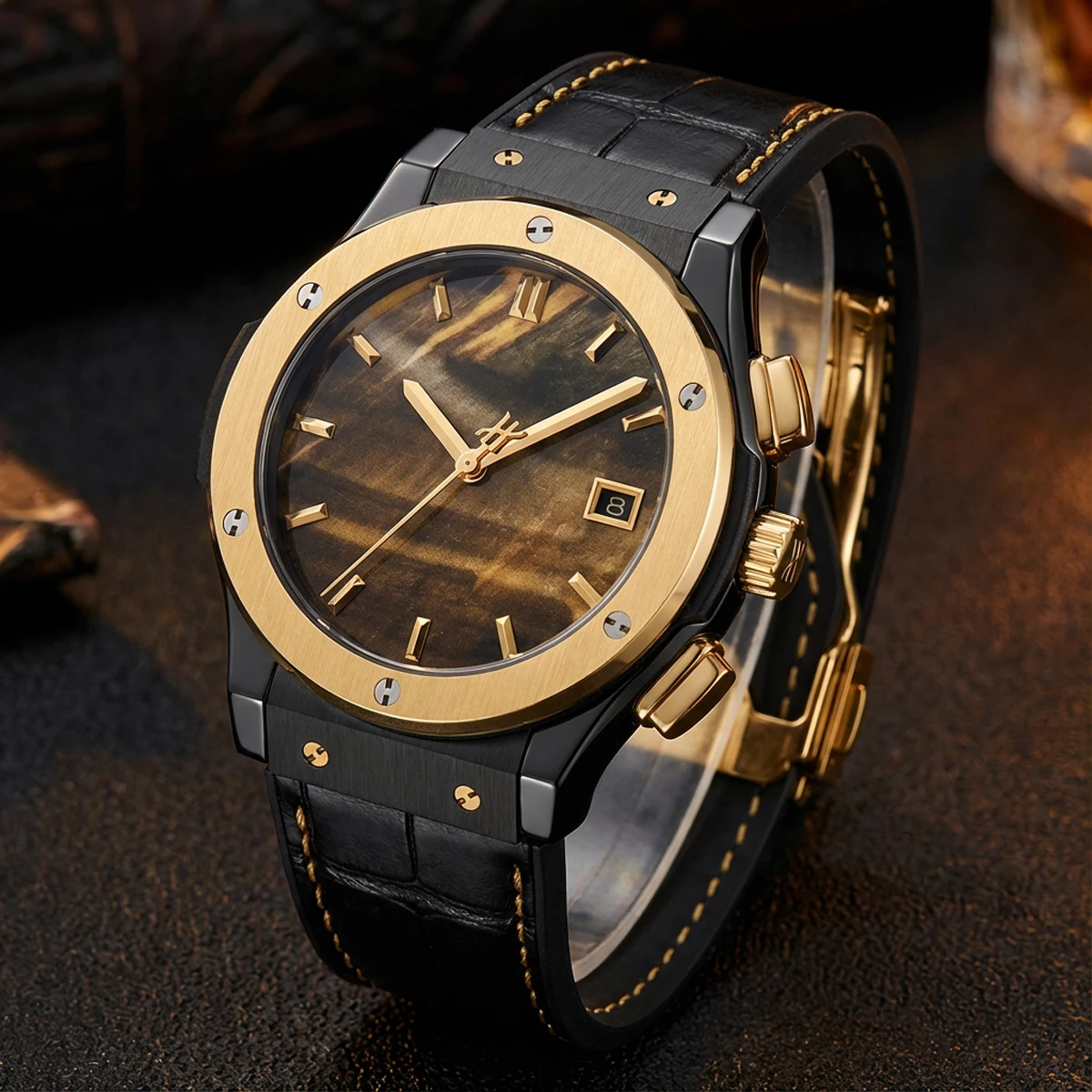 28.5mm Colorful Watch Dial Fit for NH35 4R35 NH34 Movement Single Calendar Bright Surface Enamel Dial Watch Accessories