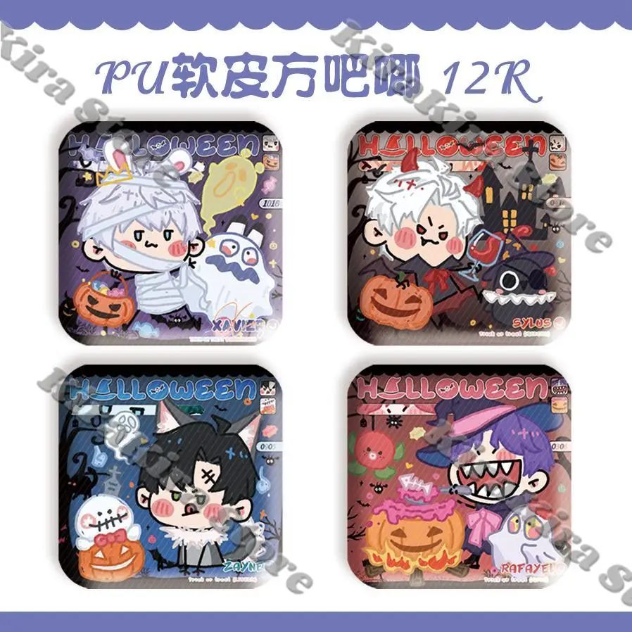 

Anime Brooch ove and Deepspace Caleb PU Emblem Badge Sylus LZayne Hallowmas Breastpin Decor Gifts Pendants Knickknack Cards