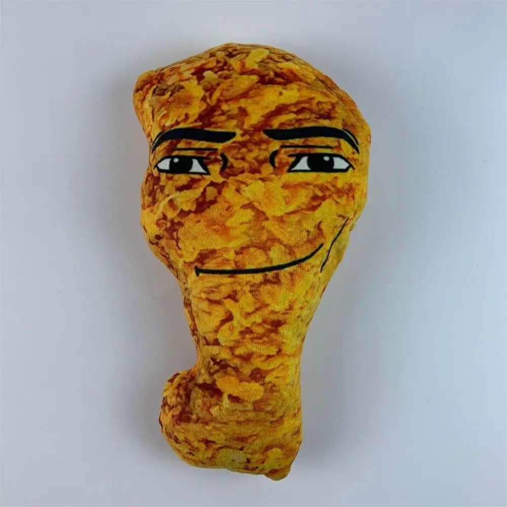 Breloczek Pluszowa Noga Kurczaka Prezent dla Przyjaciela pluszowa zabawka Nuggetsy Kurczaka Brelok Głosowy wisiorek żółty Wisiorek Jedzenie torba