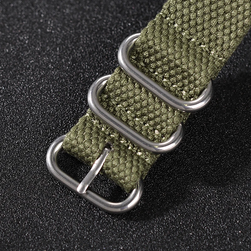 Cinturino per orologio in nylon 20mm 22mm per Seiko per cinturino da polso Omega per cinturino per orologio in cotone Rolex per accessori per bracciale sportivo militare