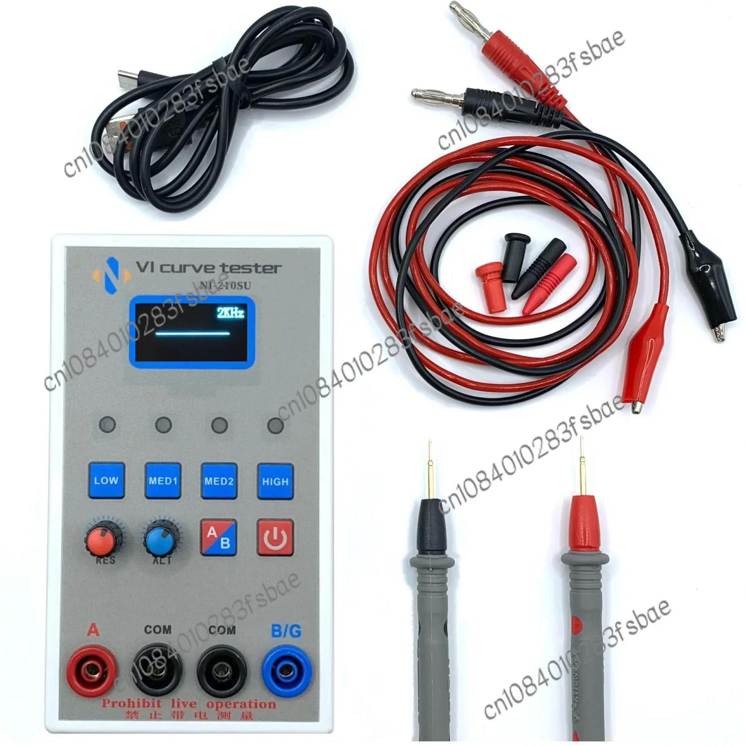 OLED Display 2-Channel Handheld VI Curve Tester ASA Circuit Board Online Maintenance Tester