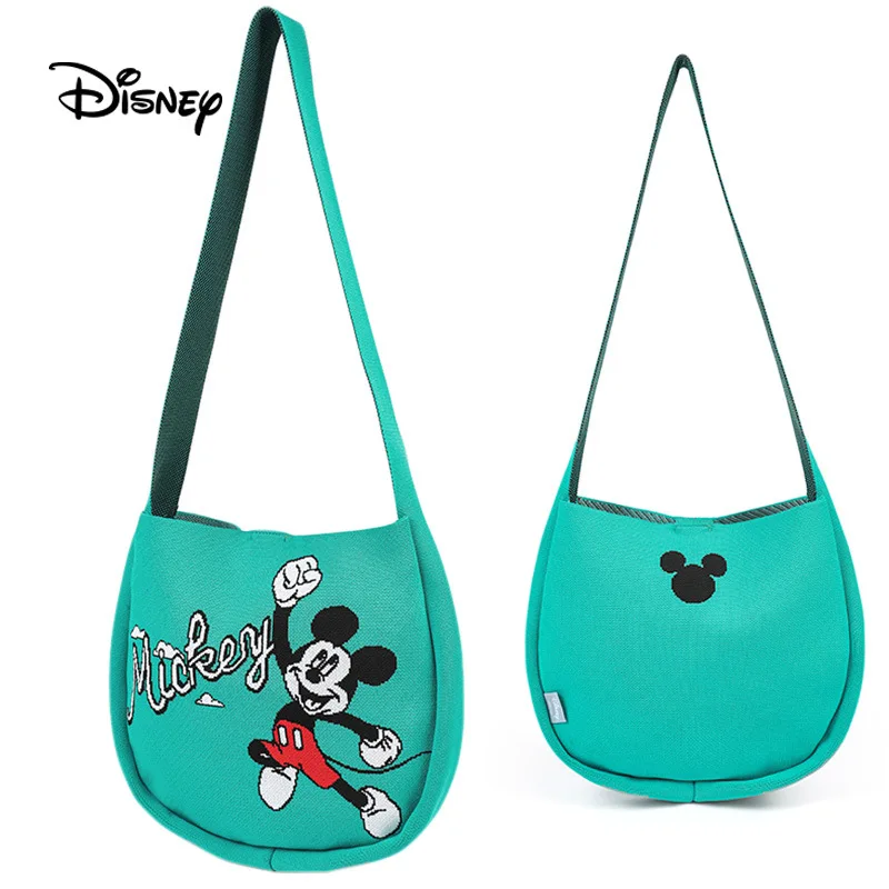 

Disney Joint Genuine Mickey Shoulder Crossbody Tote Bag All-match Cute Underarm Bag Student Tutor Bag Bag Bag