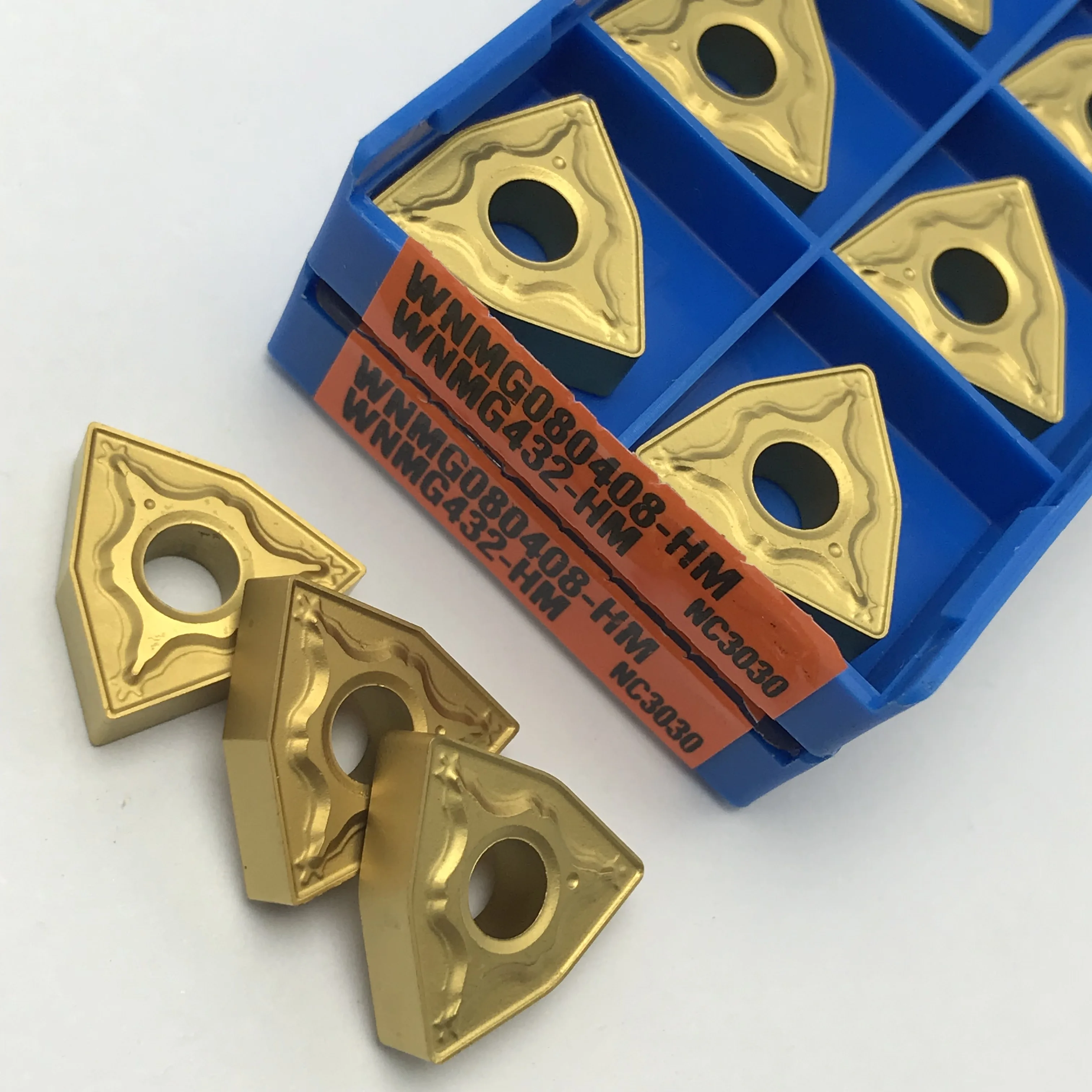 WNMG080404 WNMG080408 HM PC9030/NC3030 Utensile per tornitura esterna Inserti in metallo duro Utensile da taglio di alta qualità Lavorazione dell'acciaio CNC