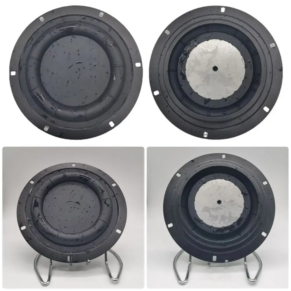 1Pcs Durable Silicone Woofer Diaphragm Passive 6.5/8inch Bass Diaphragm Black Bass Membrane