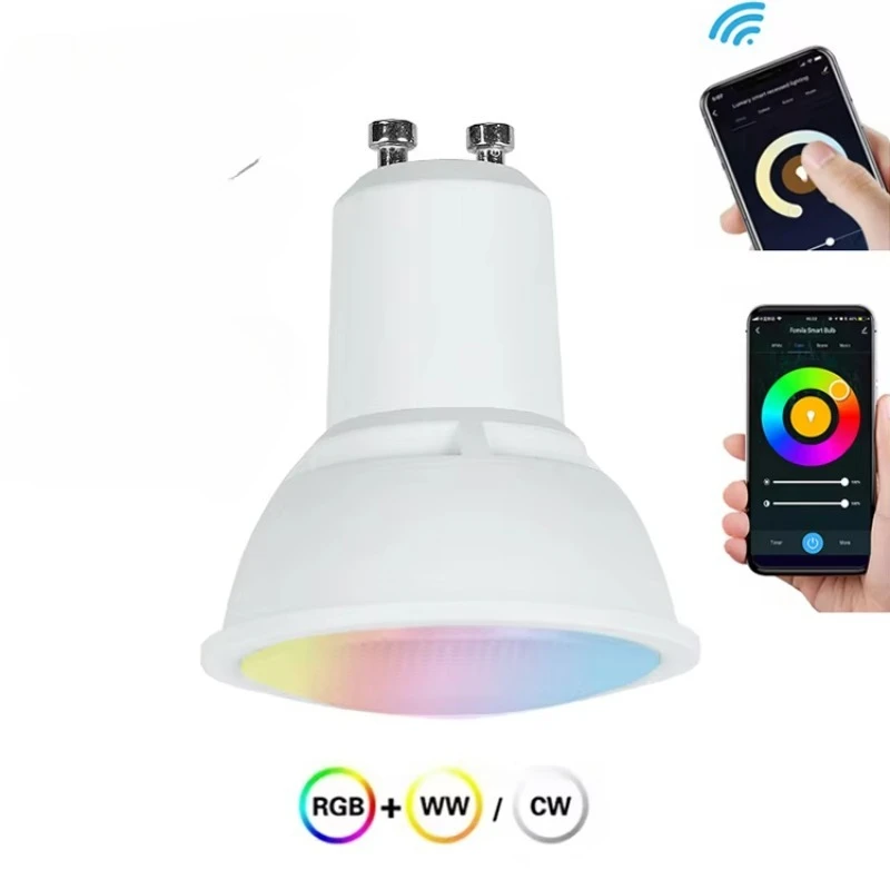 

Smart LED Bulb Alexa 5W RGB CCT 2700-6000K Smart Light for Home Use