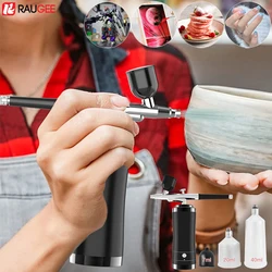 Airbrush Nail With Compressor Portable AirBrush Compressor Kit For Nails Art Paint Painting Crafts Model Handheld Nails Spray