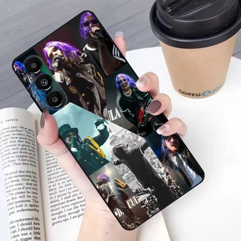 Kim Dracula Artist Phone Case For Samsung S 25,24,21,22,23,30,20,Ultra,Plus,Fe,Lite,Note,10,9,5G Black Soft