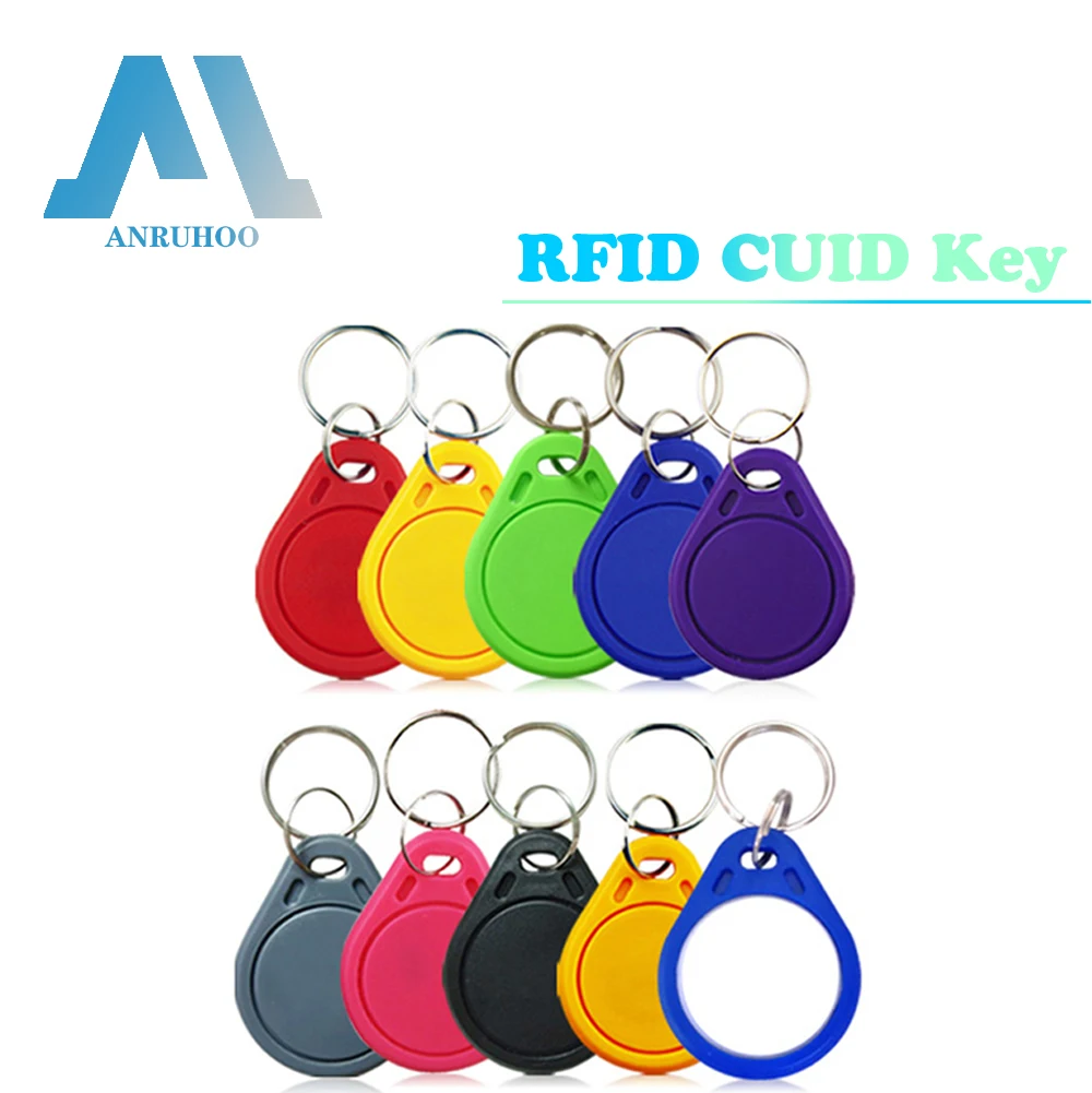 5/10PCS RFID Smart NFC Chip Card CUID Rewritable Copy Keychain 13.56Mhz Badge 0 Block Change 1K S50 Tag Copier Duplicator