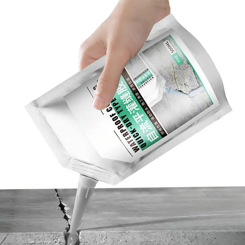 

Герметик для ремонта бетона, 500 мл, клей для запечатывания земли, износостойкий быстросохнущий клей для запечатывания трещин для наружной стены, каменного пола