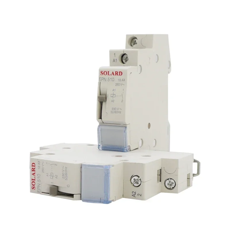 

1 Pcs EPN510 EPN515 EPN520 Small Modular Relay Self-locking Control Pulse Rail Switch