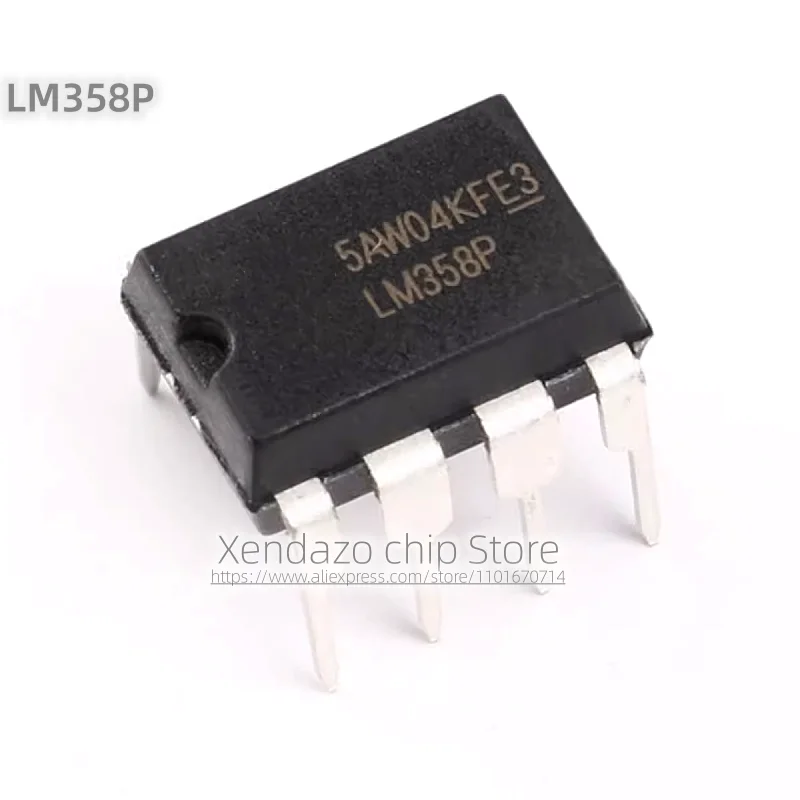 10pcs/lot LM358P DIP-8 package Original genuine Operational amplifier chip